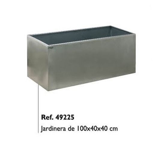 100X40X40 Stainless Steel Planter