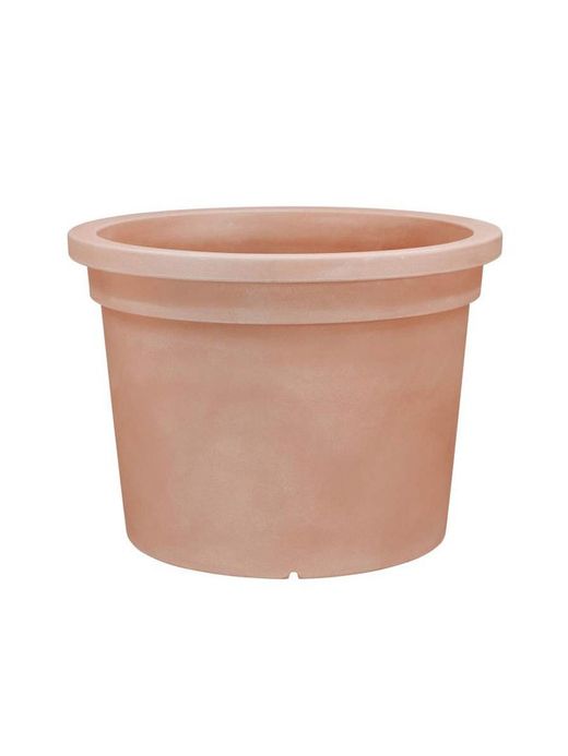 Liscia cylindrical resin planter