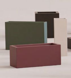 Square resin planter, By Vondom 60x60x60
