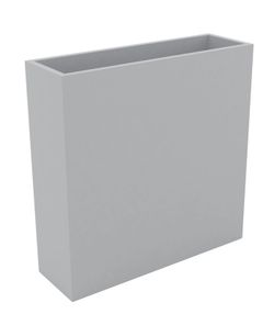 Square planter 80x80x80 double-walled in resin, By Vondom
