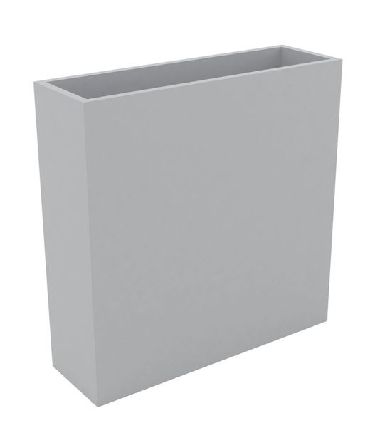 Square planter 80x80x80 double-walled in resin, By Vondom