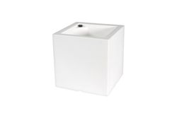 Square resin planter Square atlantis 39x39 cm