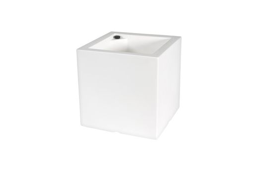 Square resin planter Square atlantis 39x39 cm