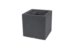 Square resin planter Square atlantis 39x39 cm