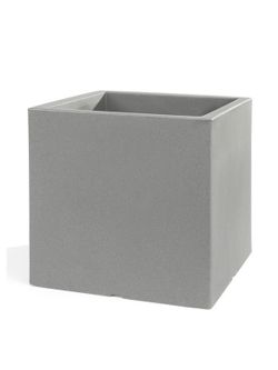 Square resin planter Square atlantis 49x49 cm