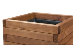 Jardinera de madera cuadrada Venus