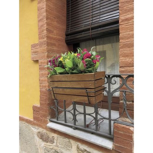 Jardinera de Balcón de Madera Iris