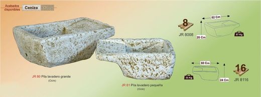 Jardinera pila lavadero rústica