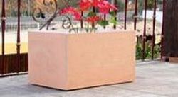 Jardinera rectangular de hormigon 100 ancho
