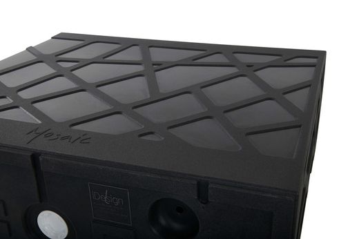 Jardinera resina rectangular alta flowebox 80x30 cm