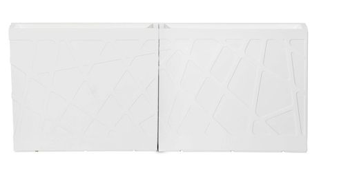 Jardinera resina rectangular alta flowebox 80x30 cm