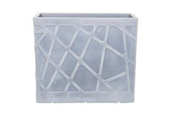 Jardinera resina rectangular alta flowebox 80x30 cm