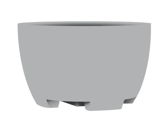 Fioriera rotonda in resina Megalos 110x65 cm