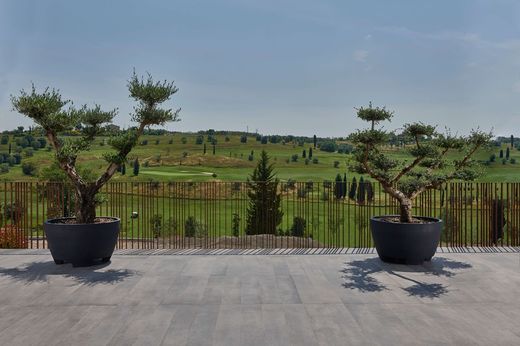 Jardinera resina redonda de grandes dimensiones megalos 122x73 cm