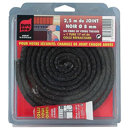 Schwarze Glasfaserdichtung