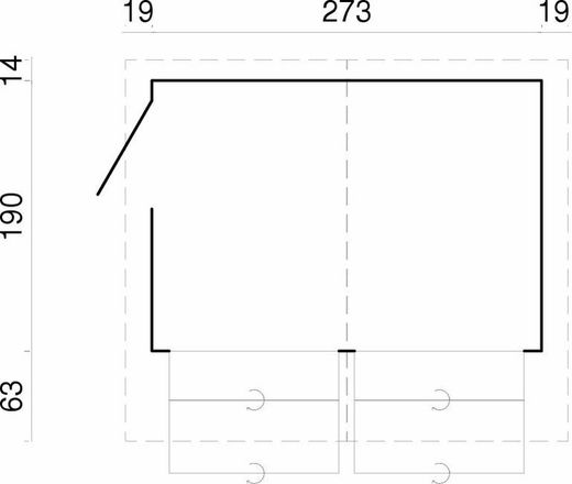 Kiosk Stella of 5.0 m2