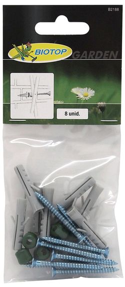 Wood lattice fixing kit