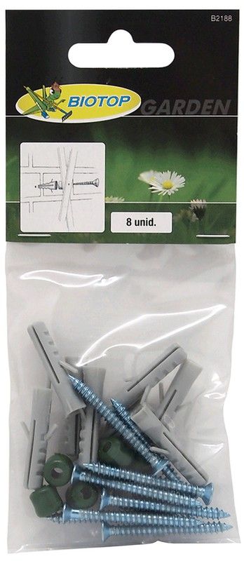 Wood lattice fixing kit