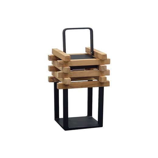 Lâmpada LED solar de mesa em bloco de alumínio