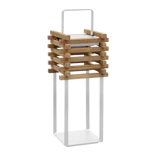 Solar LED floor lamp aluminum Bloc