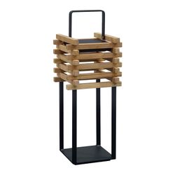 Solar LED floor lamp aluminum Bloc
