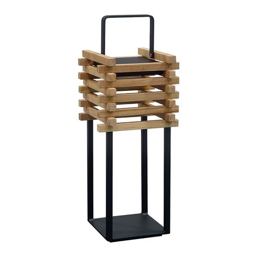 Solar LED floor lamp aluminum Bloc