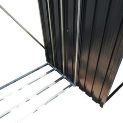 Leñero de metal Combo