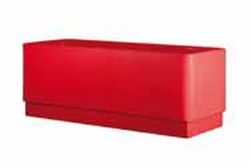 Self-watering pot Hobby flower rectangular BASE line 110x40x40