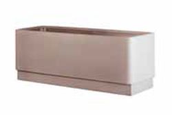 Self-watering pot Hobby flower rectangular BASE line 110x40x40