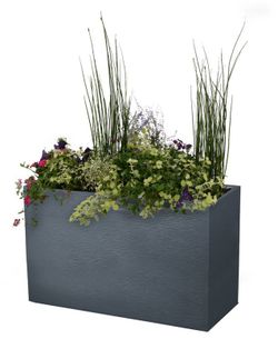 Maceta de resina Nova antracita