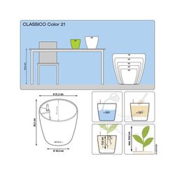 Flowerpot Owl self-watering Classic color 60 x 55.5 cm