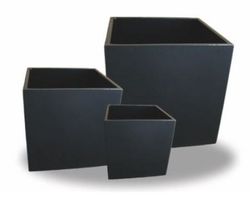 Plantador de cubo de concreto 35x35x35