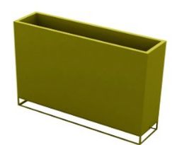 Plantador alto e estreito deondond Por Ramón Esteve 120x30x90h cm