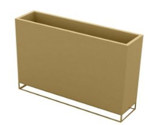 Plantador alto e estreito deondond Por Ramón Esteve 120x30x90h cm