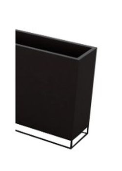 Plantador alto e estreito deondond Por Ramón Esteve 120x30x90h cm