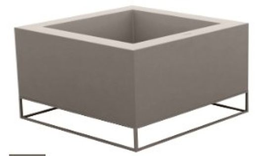 Vondom square planter By Ramón Esteve 60x60x40 cm