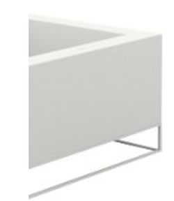 Vondom square planter By Ramón Esteve 60x60x40 cm