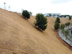 Mallas control erosion