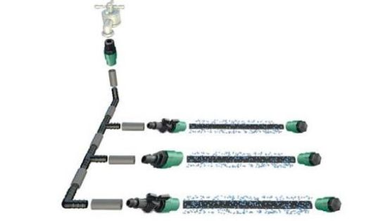 Exudant flat hose