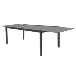Tavolo da pranzo allungabile da giardino rettangolare in alluminio