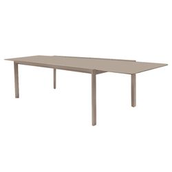 Tavolo da pranzo allungabile da giardino rettangolare in alluminio