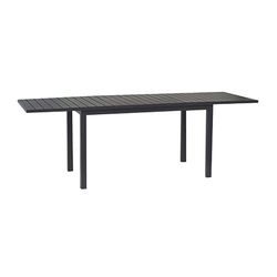 Auto extendable rectangular aluminum garden dining table