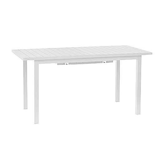 Auto extendable rectangular aluminum garden dining table