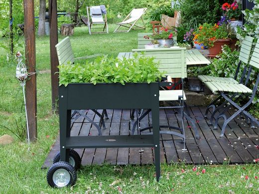 Mesa cultivo urbano con ruedas Urban Garden Trolley