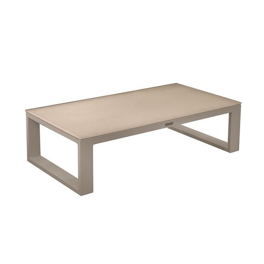 Mesa de centro retangular de alumínio Belluno