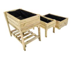 Mesa de cultivo de madeira