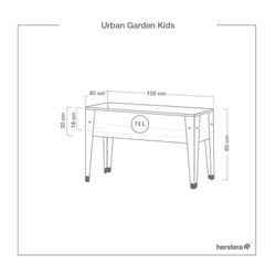 Urban Gartentisch für Kinder KINDER