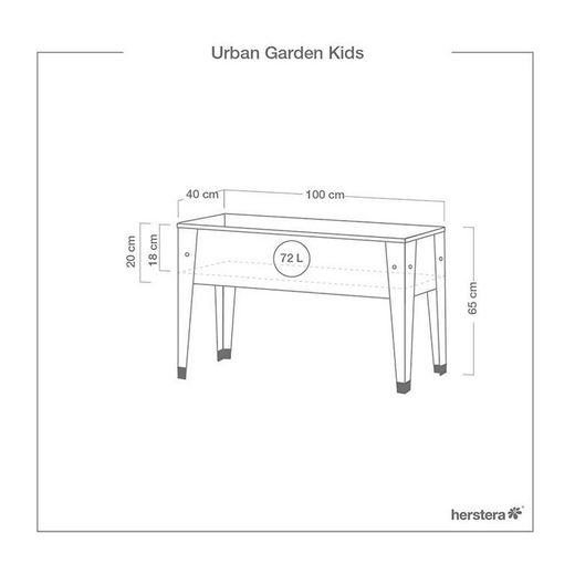 Urban Gartentisch für Kinder KINDER