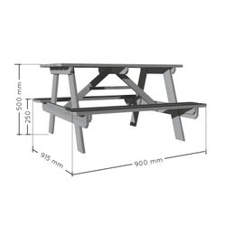 Table de pique-nique spéciale enfants