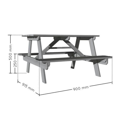 Table de pique-nique spéciale enfants